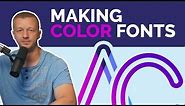 Color Fonts - How to make your own in Adobe Illustrator