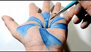 Trick Art on Hand - Cool 3D Hole Optical Illusion