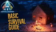 Ark Survival Ascended - Basic SURVIVAL GUIDE!