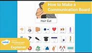 Free AAC App | Twinkl Symbols | How to Make a Communication Board
