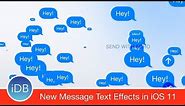 iOS 11 Has New Full Screen Text Effects in Messages