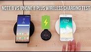 iPhone 8 Plus vs Note 8 Wireless Charging Test!