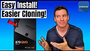 SAMSUNG 870 QVO SSD | SIMPLE SSD INSTALL - HOW TO CLONE ANY SSD - EASY