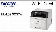 Connect to HLL3290CDW with Wi-Fi Direct