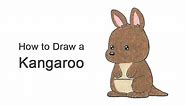 How to draw a Kangaroo (Cartoon)