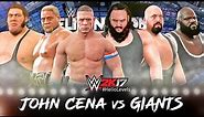 WWE 2K17 John Cena vs Giants | ELIMINATION CHAMBER Full Match PS4 Gameplay