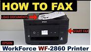 How To Fax With Epson WorkForce WF-2860 All-in-one printer ?