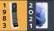 Evolution of Mobile Phones 1983-2020