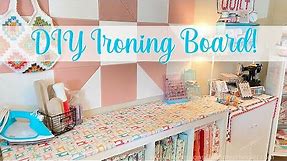 EASY DIY Ironing Board Tutorial! (No Sew!)