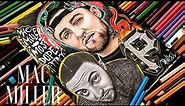**MOST DOPE!! MAC MILLER PORTRAIT DRAWING** REST IN PEACE!