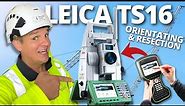 How To Set Up a Total Station. Leica TS16 Guide for Site Engineers