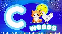 Words That Start with C | C words | C letter words for kids #wordsforkids #cforcat #abc