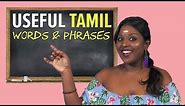 Basic Tamil Words & Phrases You Should Know By Now | NANDINI SAYS