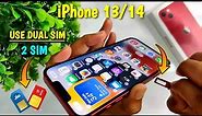 How To Use 2 Sim in iPhone 13/14 (Esim)