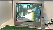 Sony Trinitron 20" CRT Tube Flat TV Retro Vintage Gaming 2000 KV-20FS12 GAMECUBE