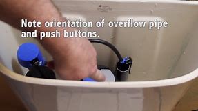 Fluidmaster Replacement Dual Flush Push Buttons for Glacier Bay Toilets 800P-48GB