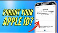 How To Find Apple ID Without iPhone I Forgot My Apple ID! [ EASY TRICK ]