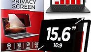 15.6 Inch 16:9 Laptop Privacy Screen Filter - Computer Monitor Privacy Shield and Anti-Glare Protector