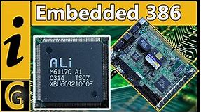 386SX-40 Single Board Computer with ALI M6117C Embedded CPU - Testing & Gaming