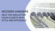 StorageWorks Wooden Coat Hanger, Wood Clothes Hangers 20 Pack, Grey, Natural Wood Hangers for Coats, Shirts, Jackets, Pants, Suits