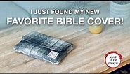 My Favorite Bible Cover – Custom Harris Tweed from Sarah Jayne Designs
