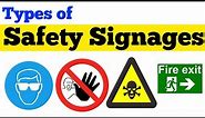 Types of Safety Signages || Colour Code of Safety Signages || Types of Safety Signs & Symbol