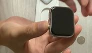 Apple watch S7银色不锈钢开箱
