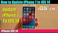 How to Update iPhone 7 to iOS 14