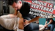 Low Back Pain Chiropractic Adjustment (Unique L6 Vertebrae)