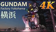 [4K] Real Scale Moving GUNDAM in twilight Yokohama