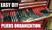 DIY Pliers Rack - Tool Box Organisation
