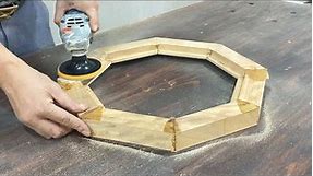 Perfect Woodworking Project // Make A Wall-Mounted Pendulum Clock With A Breakthrough Design