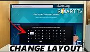 How To Change Samsung Smart TV Keyboard Layout (ABC / QWERTY)