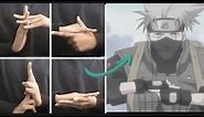 Kakashi hand sign | Naruto Shippuden | How to Hand seals sign | Ninjutsu lesson | easy tutorial