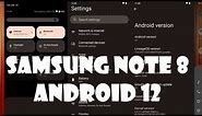 NOTE 8 Android 12 - HOW TO UPDATE SAMSUNG NOTE 8 TO ANDROID 12 WITH LINEAGEOS 19