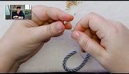 How to Add a Clasp to Three Bead Herringbone Rope