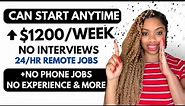 Hires On The Spot! ⬆️$1200 Weekly-No Interviews! 4 Remote Jobs NOW HIRING!