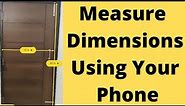 How to Measure with Mobile | best measurement app