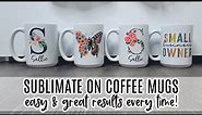 How to Sublimate a Mug for Beginners | Step By Step Tutorial