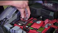 How to Install a car battery by Dynex - Exide
