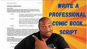 How to write a comic book script - Snooby Comics - Shannon Newby