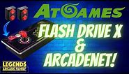 AtGames Arcadenet is LIVE! How to Set Up Flash Drive X & Play Pinball Locally!