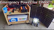 DIY Solar Power Station | Easy for beginner | 1200 Watts, REDODO 200AH + LIFEPO4