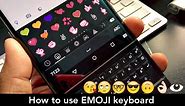 BlackBerry PRIV: Emoji on a BlackBerry