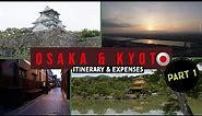 Visiting Osaka And Kyoto 🇯🇵 | A Japan Trip In May (Spring) Part 1