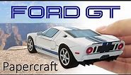 【Papercraft】How to make Ford GT 1/30 scale paper model