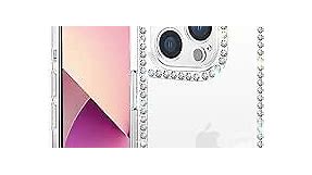 Bonitec iPhone 13 Pro Max Bling Case - Women's Luxury Glitter Rhinestone Diamond Soft TPU Cover