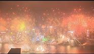 Hong Kong's spectacular New Year 2018 fireworks