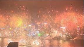Hong Kong's spectacular New Year 2018 fireworks