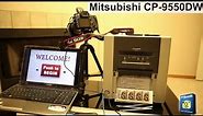 Photo Booth Printer - Mitsubishi CP 9550DW - 2x6 Cut Driver Demo with PTBooth
